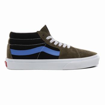 Női Vans Vintage Sport SK8-Mid Magasszárú Cipő VA2834751 beech/ultramarine